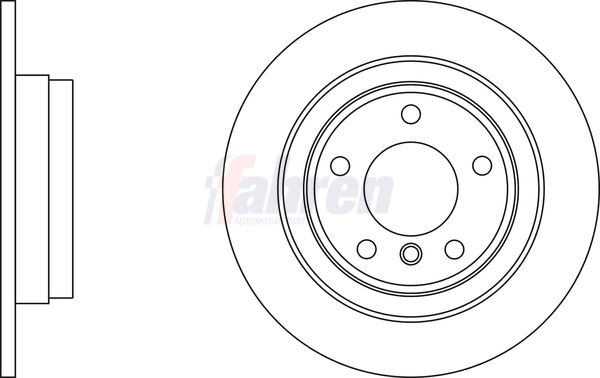 Fahren FBD6775 Brake Disc - 1