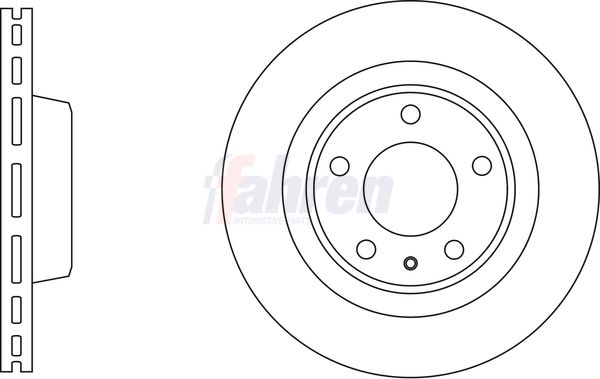 Fahren FBD6776 Brake Disc - 1