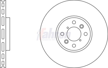 Fahren FBD6777 Brake Disc - 1