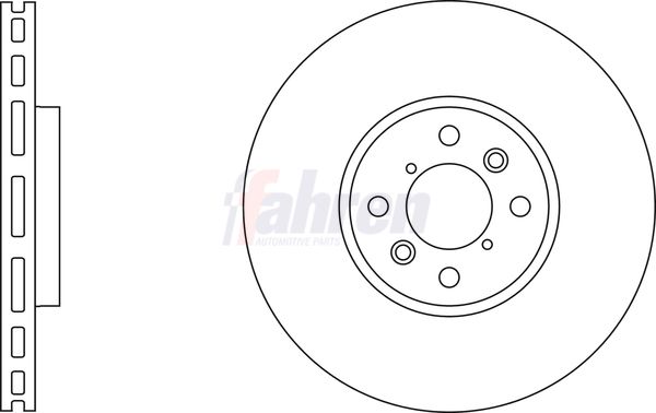 Fahren FBD6777 Brake Disc - 1