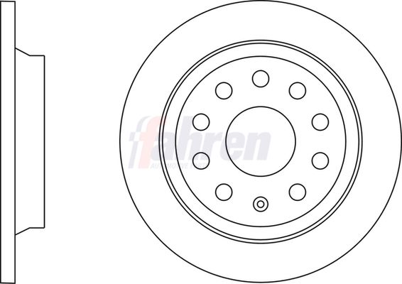 Fahren FBD6780 Brake Disc - 1