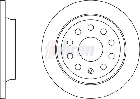 Fahren FBD6780 Brake Disc - 1