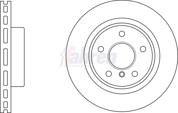 Fahren FBD6781 Brake Disc - 1