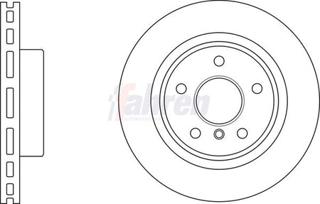Fahren FBD6781 Brake Disc - 1