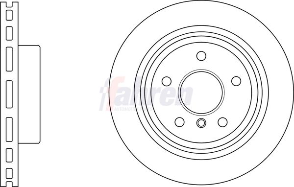 Fahren FBD6783 Brake Disc - 1