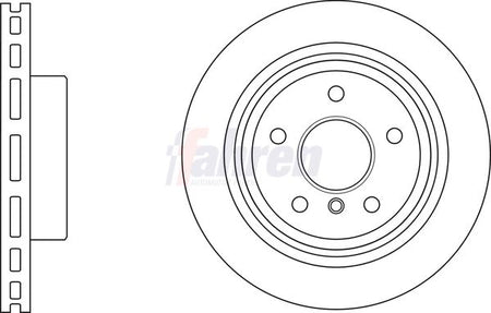 Fahren FBD6783 Brake Disc - 1
