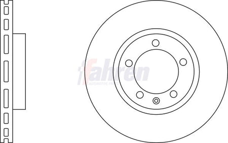 Fahren FBD6786 Brake Disc - 1