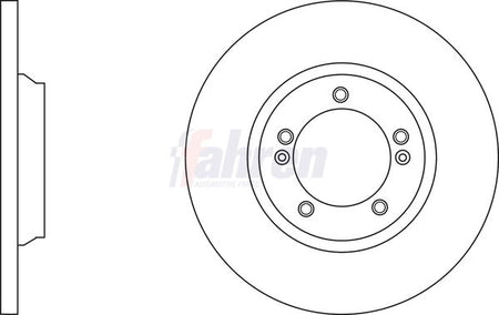 Fahren FBD6787 Brake Disc - 1