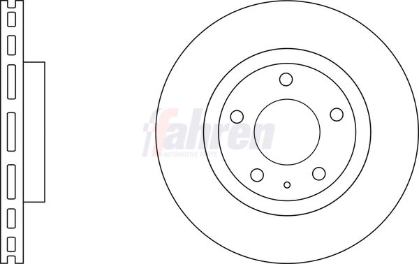 Fahren FBD6791 Brake Disc - 1