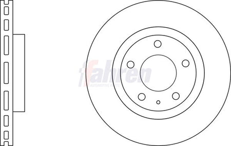 Fahren FBD6791 Brake Disc - 1