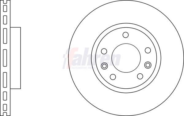Fahren FBD6793 Brake Disc - 1