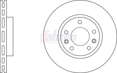 Fahren FBD6793 Brake Disc - 1