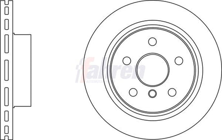 Fahren FBD6795 Brake Disc - 1