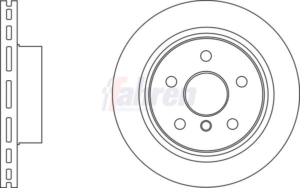 Fahren FBD6795 Brake Disc - 1