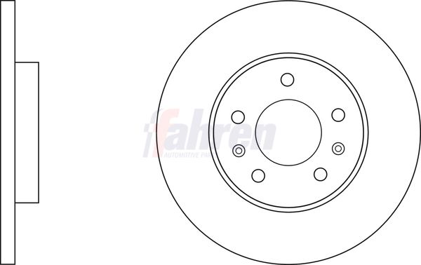 Fahren FBD6798 Brake Disc - 1