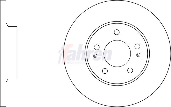 Fahren FBD6799 Brake Disc - 1