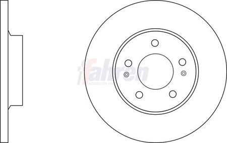 Fahren FBD6799 Brake Disc - 1