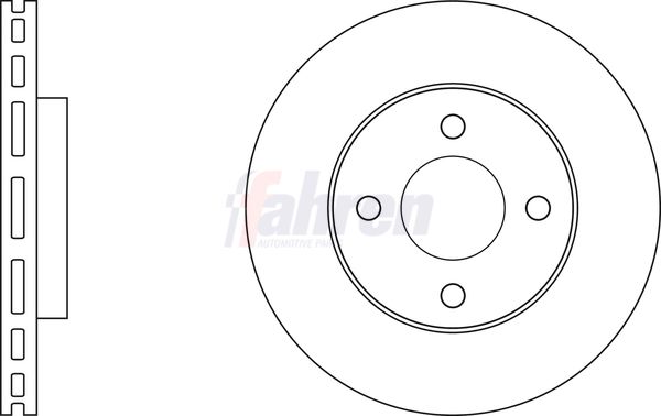Fahren FBD6801 Brake Disc - 1