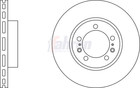 Fahren FBD6803 Brake Disc - 1