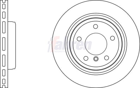 Fahren FBD6805 Brake Disc - 1