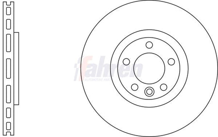 Fahren FBD6807 Brake Disc - 1
