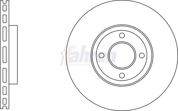 Fahren FBD6808 Brake Disc - 1