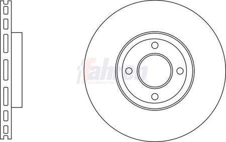 Fahren FBD6808 Brake Disc - 1