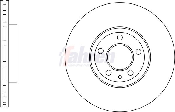 Fahren FBD6809 Brake Disc - 1