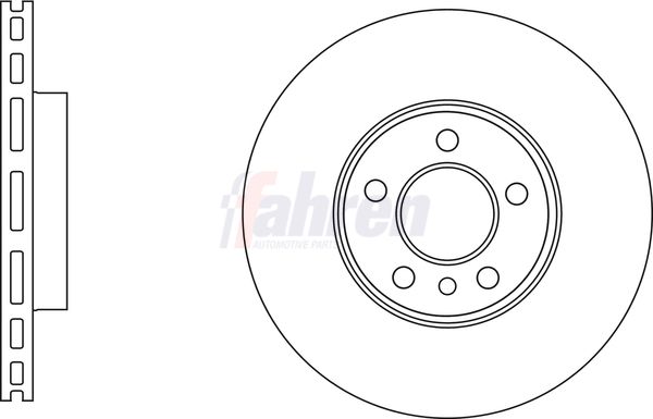 Fahren FBD6812 Brake Disc - 1