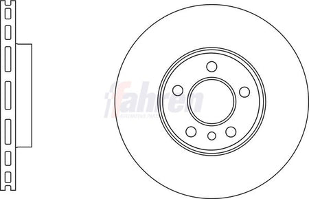 Fahren FBD6812 Brake Disc - 1