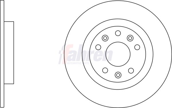 Fahren FBD6815 Brake Disc - 1