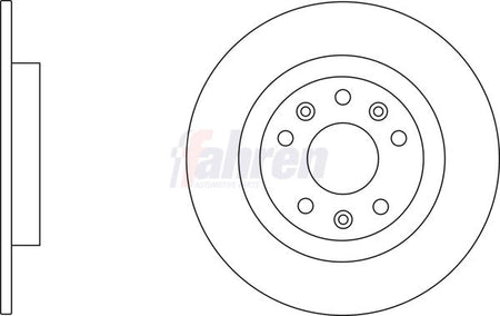 Fahren FBD6815 Brake Disc - 1