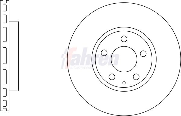 Fahren FBD6818 Brake Disc - 1