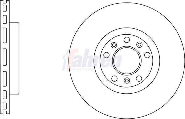 Fahren FBD6819 Brake Disc - 1