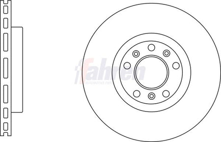 Fahren FBD6819 Brake Disc - 1