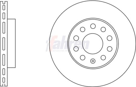 Fahren FBD6828 Brake Disc - 1