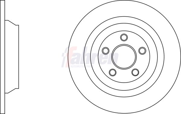 Fahren FBD6830 Brake Disc - 1