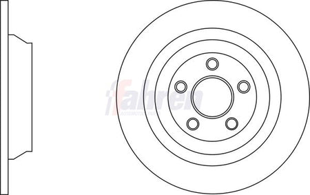 Fahren FBD6830 Brake Disc - 1
