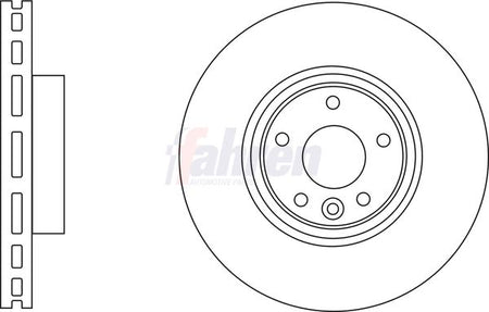Fahren FBD6831 Brake Disc - 1