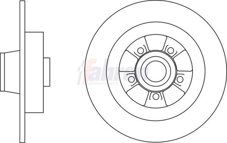 Fahren FBD6835 Brake Disc - 1