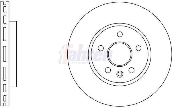 Fahren FBD6836 Brake Disc - 1