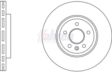 Fahren FBD6837 Brake Disc - 1