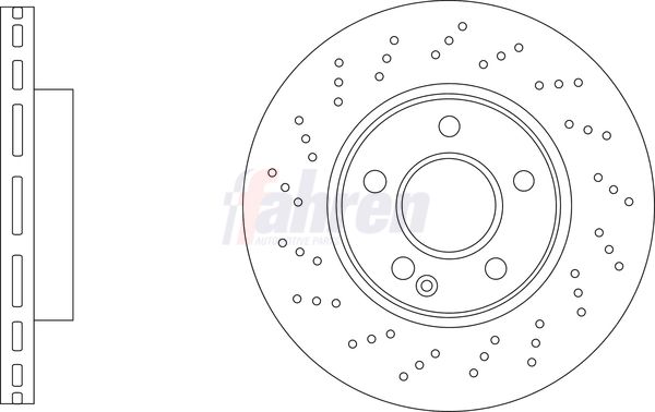 Fahren FBD6840 Brake Disc - 1