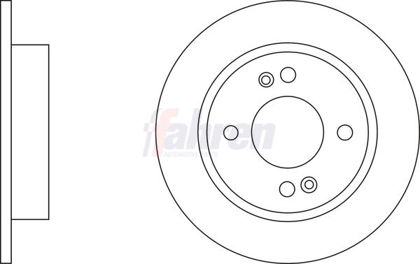 Fahren FBD6842 Brake Disc - 1