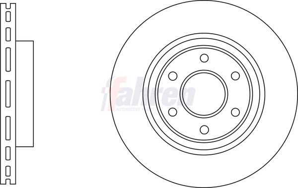 Fahren FBD6847 Brake Disc - 1