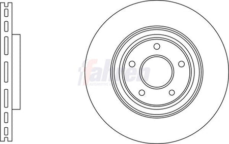 Fahren FBD6849 Brake Disc - 1
