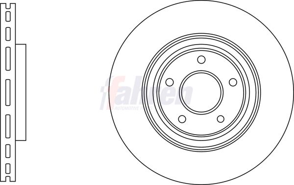 Fahren FBD6849 Brake Disc - 1