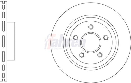 Fahren FBD6850 Brake Disc - 1