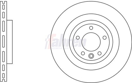 Fahren FBD6852 Brake Disc - 1