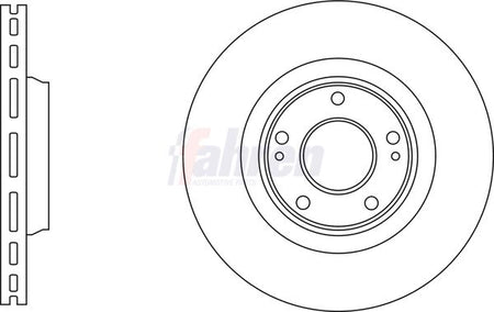 Fahren FBD6858 Brake Disc - 1